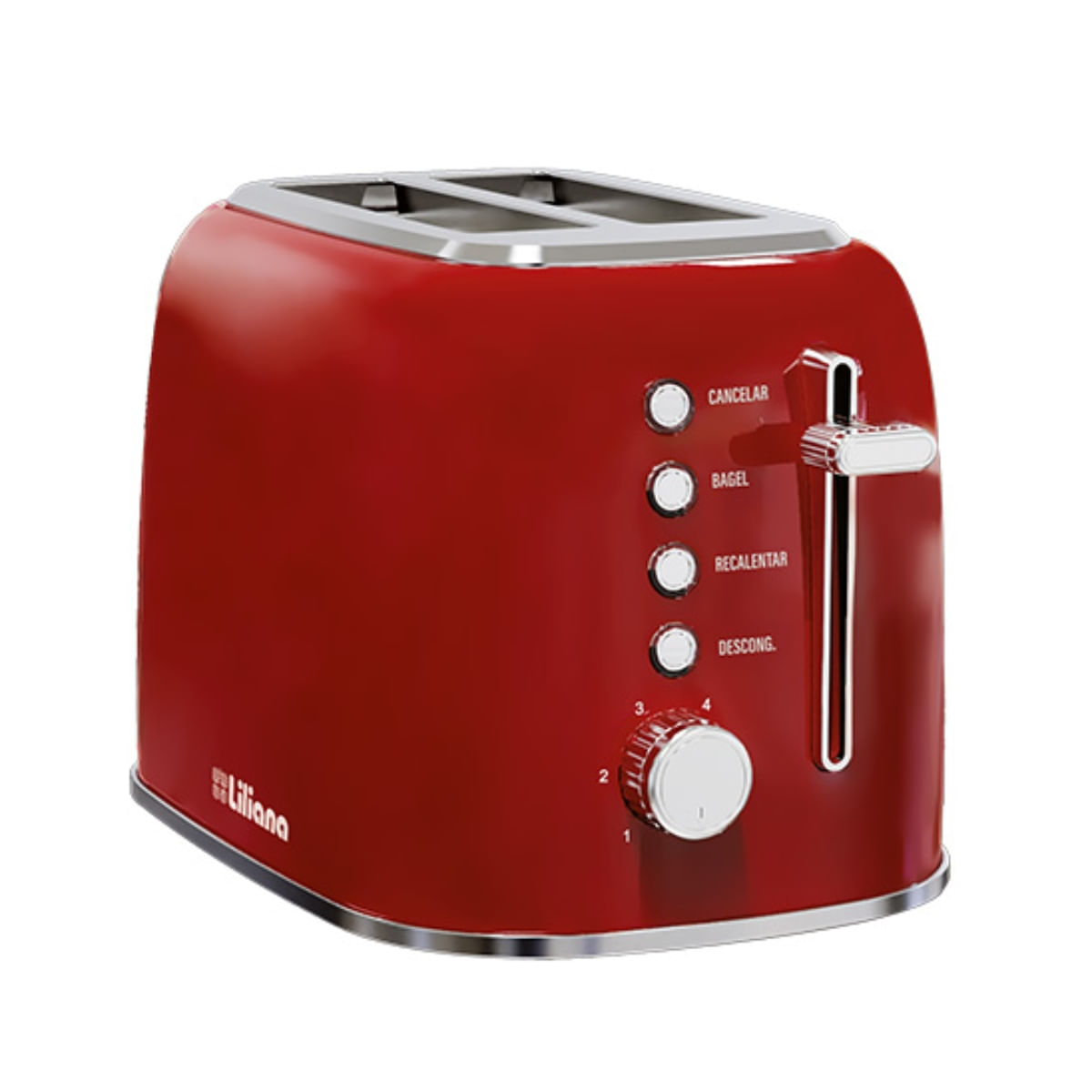 Pan Oster Tostador De Pan Color Rojo Tostadora Color Rojo