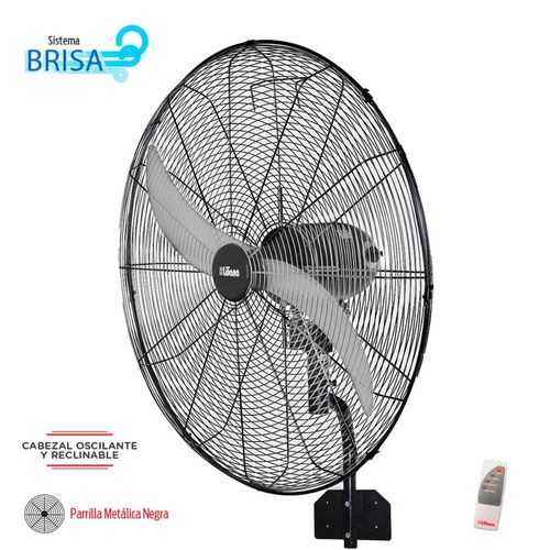 Ventilador Industrial de Pared 32" c/Control Remoto