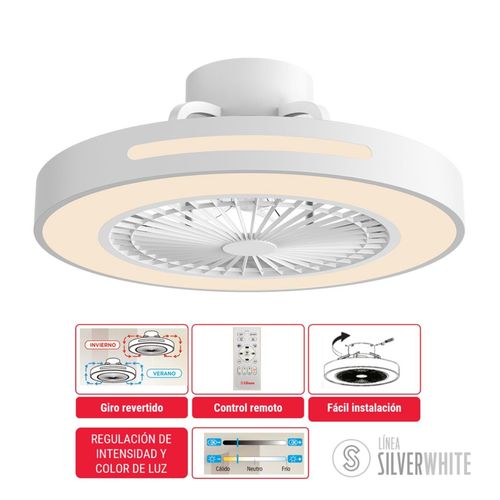 Ventilador De Techo Con Luminaria Led