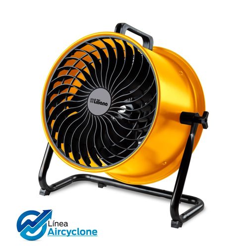 Turboventilador AirCyclone 16" Piso/Pared/Techo Amarillo