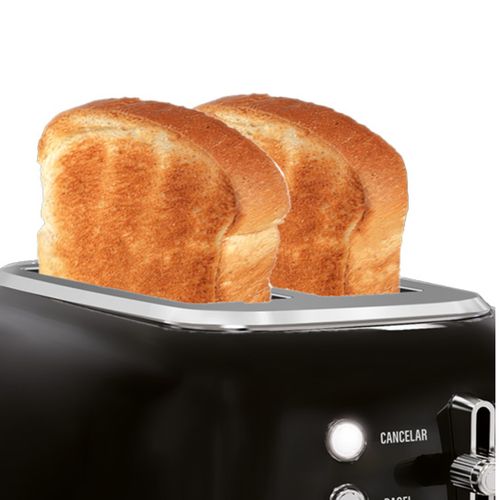 Tostadora Eléctrica Retrotoast Negra