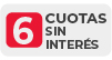 6 CUOTAS SIN INTERES